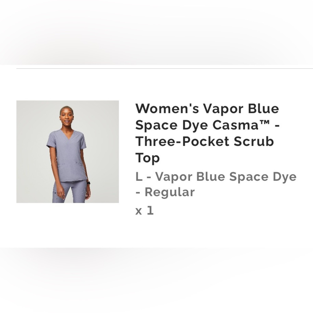 FIGS scrubs top and jogger set